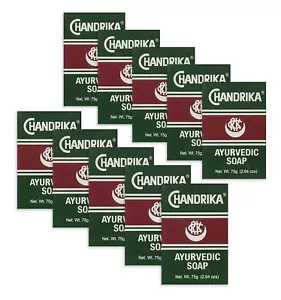 Chandrika Soaps 75 gram bars (pack of 10) - Picture 1 of 3