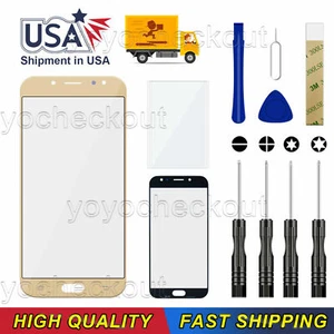 Per Samsung Galaxy J7 Pro SM-J730GM/DS Schermo lente vetro di ricambio - Foto 1 di 10