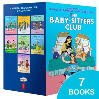The Baby-Sitters Club Graphic Novels Box Set Books 1-7 - NEW (Free delivery) - Image 1 of 4