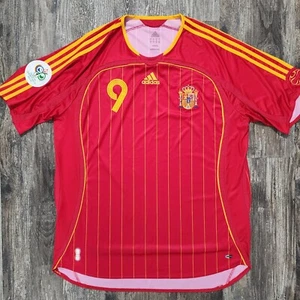 2006 Adidas Spanien Heimfußball Trikot Fernando Torres Herren XL Weltmeisterschaft Deutschland - Bild 1 von 10