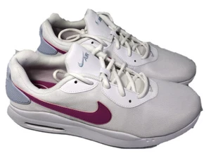 Women's Nike Air Max Oketo Running Trainers Shoes White Pink Sneakers Size 12 - Picture 1 of 6