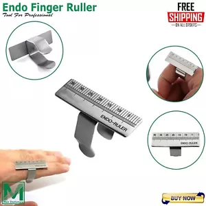 Zahnfingerlineal Endo Messgerät Spannweite Messwaage Ring endodontisches Instrument - Bild 1 von 4