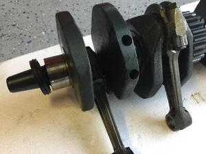 Crankshaft Comp KZ650B Kawasaki KZ650 B Crank 1977 13037-069 Rods - Picture 1 of 15