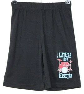 JOE BOXER Size M Boys' Shorts Beat the Drums Decal Black - Picture 1 of 4