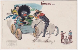 AK Deutschland-Fahrräder August Stukenbrok Einbeck - Gruss aus Litho um 1900 - Picture 1 of 2