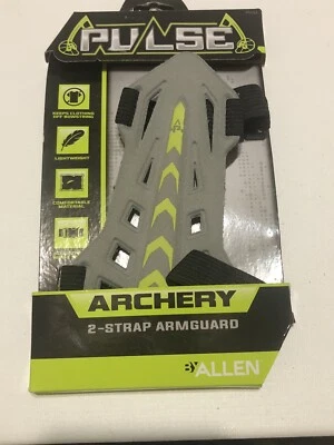 Pulse Archery 2-strap Armguard By: Allen Gray And Green, New - Image 1 of 2
