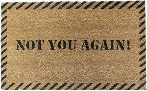 Rubber-Cal "Not You Again" Unwillkommen Matte - Bild 1 von 5