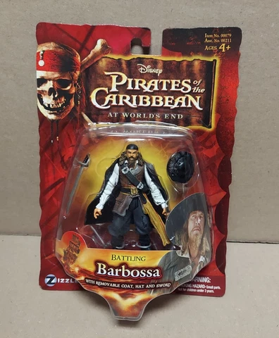 Pirates Of The Caribbean Battling Barbossa Figure At World's End New Zizzle 2007 Cover