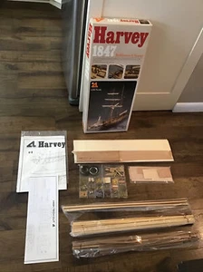 NIB Artesania Latina Harvey 1847 Baltimore Clipper Wood Model Kit 1:50 Spain - Picture 1 of 7