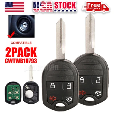 2 For Ford Explorer Remote Key Fob 164-R8073 2009 2010 2011 2012 2013 2014 2015 - Image 1 of 4