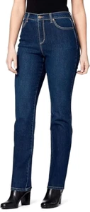 Gloria Vanderbilt Damen klassische Amanda High Rise Tapered Jeans-Madison 12 - Bild 1 von 4