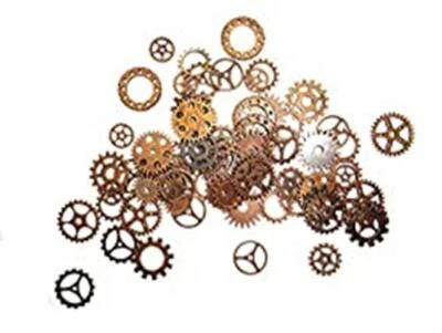 OLEANDERHOF Steampunk Deko Zahnräder Metall - Steam Punk Zahnrad Metall