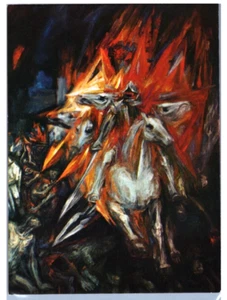 Francisco Moreno Capdevila, Mural Conquista Y Destruccion (1980s) Vtg PC RARE - Imagen 1 de 2