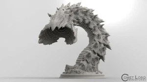 Giochi da tavolo modelli Wurm Worm verme purpureo miniatura ded resina - Foto 1 di 8