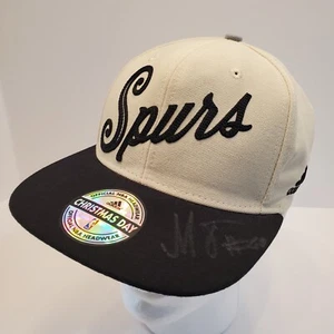 Adidas Autographed Boban Marjanovic Spurs Hat Cap SnapBack Christmas Alternate - Picture 1 of 15