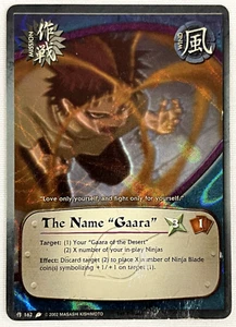 Naruto CCG - #162 - The Name "Gaara" - 1st Edition - Wavy Foil - Common - Bild 1 von 3