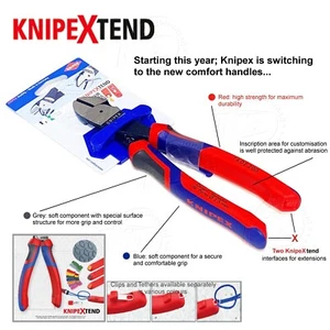 ALL NEW - KnipeXtend - Knipex 200mm High Leverage Diagonal Side Cutters 7402200 - Bild 1 von 10