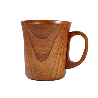 1X Taza de Madera Oso Taza Café Leche Jugo Agua Taza de Té Tazas de Madera Natural Duraderas Foto 1 de 4