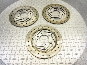 2010 08-11 Can-Am RS 990 Spyder Roadster Front Rear Wheel Brake Rotor Disc OEM - Imagen 1 de 11