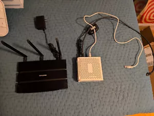 Arris Surfboard SB6183 Modem and Archer C7 AC1750 Router Combo Lot - Picture 1 of 3