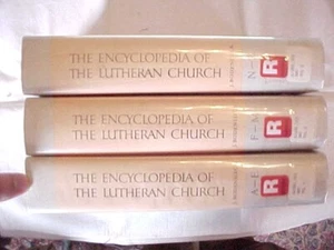 THE ENCYCLOPEDIA OF THE LUTHERAN CHURCH, 3 VOLUMES edited by BODENSIECK EX LIB - Picture 1 of 4