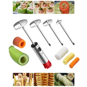 vegetable digging rotating drill fruit corer for children food salad making diy - Picture 1 of 12