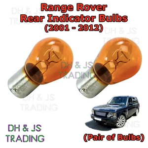 For Land Rover Range Rover Amber Rear Indicator Bulbs Bulb Tail Pair (01-12) - Picture 1 of 1