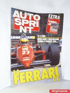 AUTO SPRINT - N. 9 - 25 FEBBRAIO-3 MARZO 1986 - LA FERRARI C'E' - RIVISTA BUONA - Foto 1 di 2