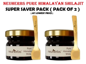 neuherbs Pure Himalayan Shilajit Soft Resin Extremely Potent Fulvic Acid 20g 2X - Picture 1 of 12
