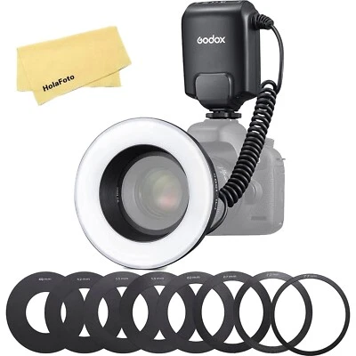Godox ML-150II Macro LED Ring Flash Speedlite for Sony Canon Nikon Fuji Olympus - Image 1 of 4