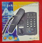 TELTEK Speakerphone T1877 NEW in Box MUSIC HOLD Function DATA PORT Black