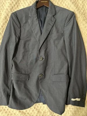 Chaqueta Blazer Tiger Of Sweden Para Hombre Talla 46 (US 36 Slim) Cuadros Azules Foto 1 de 4