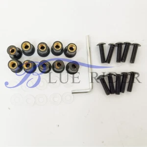 For Honda Suzuki Yamaha Kawasaki 10PCS M5x16mm Windscreen Windshield Bolt Screws - Picture 1 of 3