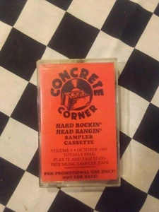 Concrete Corner Hard Rockin' Head Bangin' Sampler Cassette Tape Oktober 1991 - Bild 1 von 3