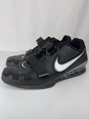 Nike Romaleos 2 Mens Size 11 Powerlifting Shoes Black White Grey 476927-010 - Image 1 of 4