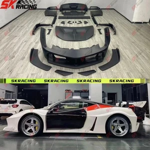 Unpainted Hood Front Rear Bumper Fender Spoiler Bodykit For Ferrari 458 2010-15 - Picture 1 of 33