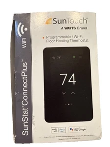 Suntouch Sunstat Connect Plus Touchscreen Programmable Smart Wi-Fi Thermostat - Picture 1 of 17
