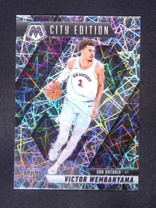 2024-25 Panini Mosaic Victor Wembanyama #288 City Edition Velocity Prizm - Picture 1 of 2