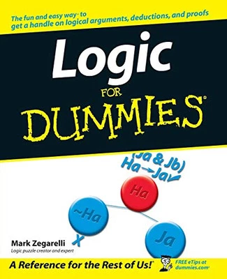 Logic For Dummies by Zegarelli, Mark Paperback Book The Cheap Fast Free Post - Image 1 of 2