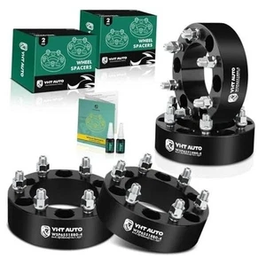 6x5,5 Spurverbreiterung 2 Zoll passend für Chevy Silverado 1999-2024, Tahoe, 4 Stück schwarz - Bild 1 von 7