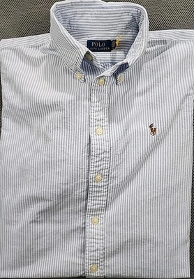 Camisa Polo Ralph Lauren University a Rayas Oxford Hombres OCBD TALLA M IVY Foto 1 de 4