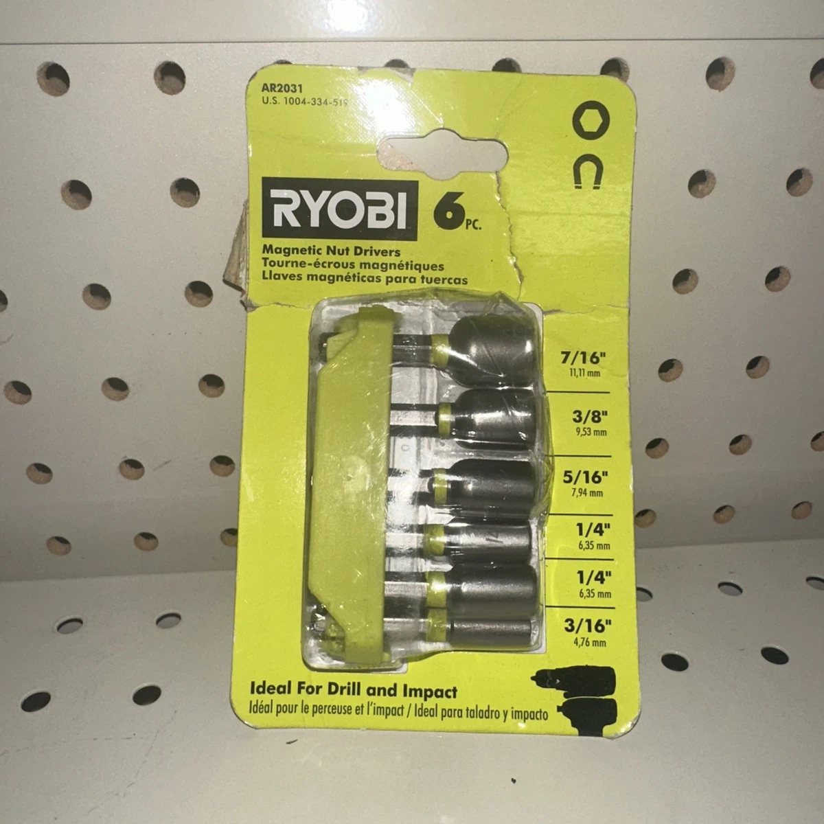 RYOBI 34-teiliges Schraubendreher-Bit-Set – Mit Philips, Schlitz, Torx & Stecknuss-Adapter