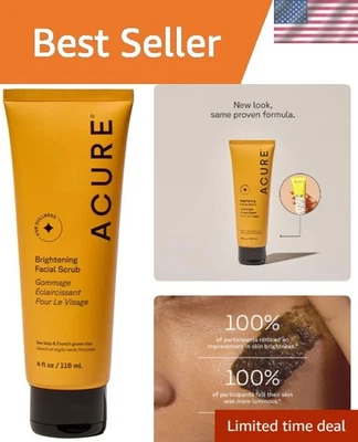 Nourishing Brightening Facial Scrub - Gentle Exfoliating Wash for All Skin, 4 oz - Image 1 of 4