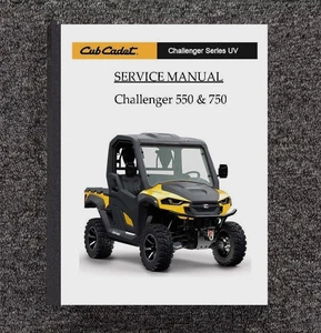 550 750 4X4 Utility Vehicle Service Repair Manual Cub Cadet Challenger- PAPER M - Bild 1 von 18
