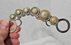 Horse Bit Curb Show Horse Chrome Brass Concho VIDEO READ - Picture 1 of 15