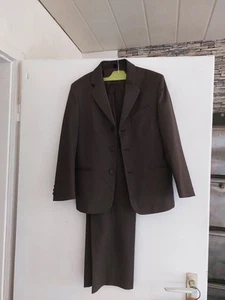 junior B. ° chicer Anzug Gr. 140 Nadelstreifen Kleidung Blazer + Hose Kommunion - Bild 1 von 8