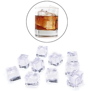 10PCS/Pack Fake Artificial Acrylic Ice Cubes Crystal Clear 2/2.5/3cm Square - Picture 1 of 14