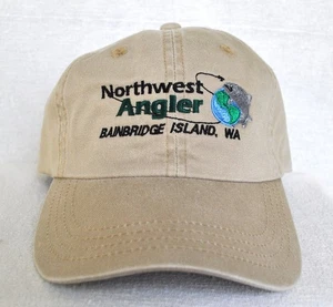 *NORTHWEST ANGLER* Olympic Peninsula River Fly fishing Ball cap hat *IMPERIAL* - Picture 1 of 3