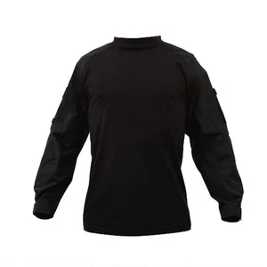 Rothco 90010 Camicia da Combattimento Militare Nera Uomo - Foto 1 di 1