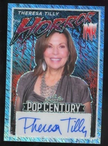 Theresa Tilly 2024 Leaf Pop Century Auto Horror Ink Serial #d 2/15 - Picture 1 of 2